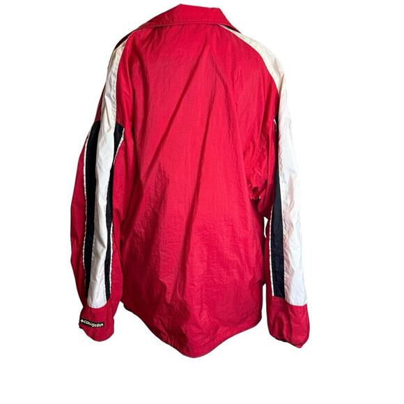 Vintage Columbia Sportswear Red Windbreaker Jacket MM3000 Men’s L 90s Logo - Picture 2 of 10